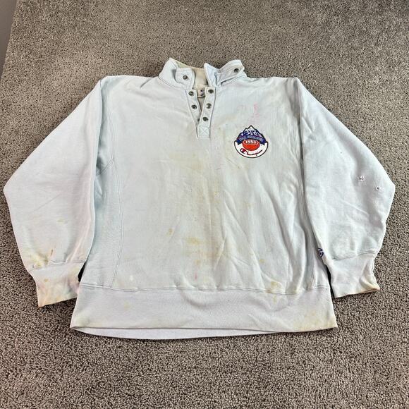 VTG 90s Champion Reverse Weave NCAA Sweatshirt Mens XL 1990 Final Four Warm Up* - Picture 1 of 14